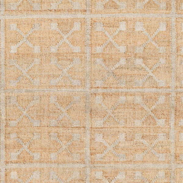 Livabliss Laural Handwoven Jute Flatweave Accent Rug Artisan Fringe Farmhouse Entryway Decor Tan, Light Gray 2'6" x 8' LRL6016-268
