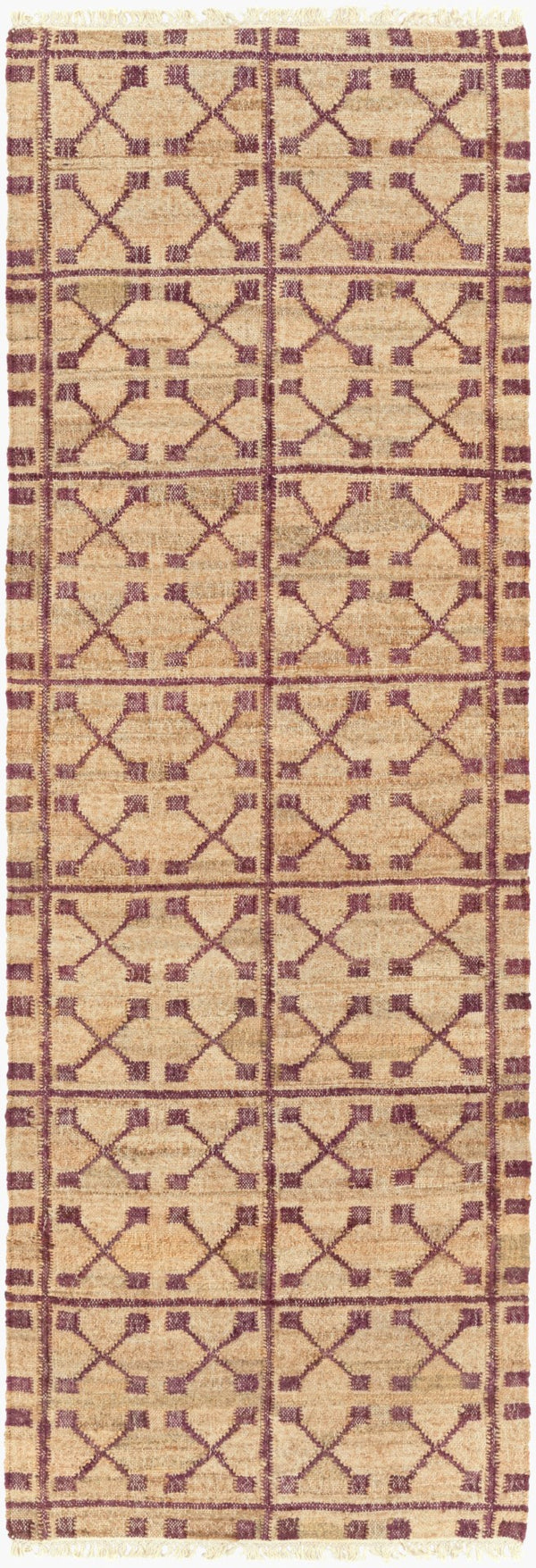 Surya Laural 2'6" X 8' Handmade Jute Rug - Global Inspired Elegance For Eclectic Home Décor Charm! Cream Jute Lrl6018-268