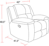 Parker House Parker Living Buster - Opal Taupe Recliner Opal Taupe 100% Polyester (W) MBUS#812-OPTA