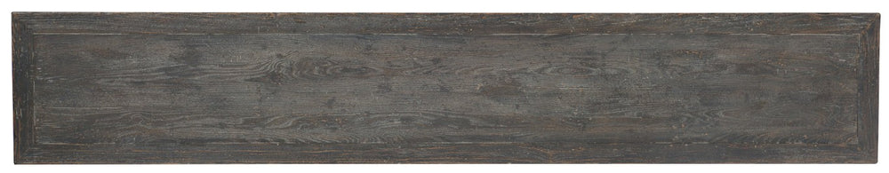 Hooker Furniture Beaumont Weathered Console With 9 Drawers, Tv-Ready Storage, French Press Case & Distressed Charm 5751-85001-00