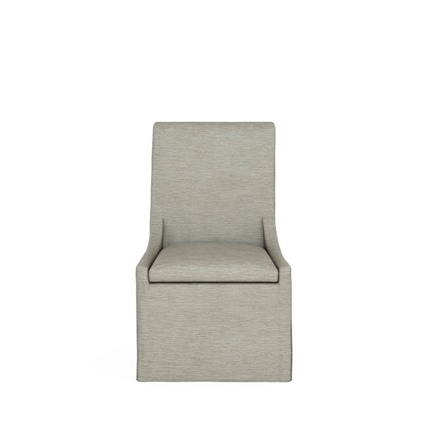 A.R.T. Furniture Stockyard Upholstered Side Chair - Smoked Ash Finish, Transitional Style With Elegant Fabric Design White Ash Solids,Foam,Fabric 284206-2303