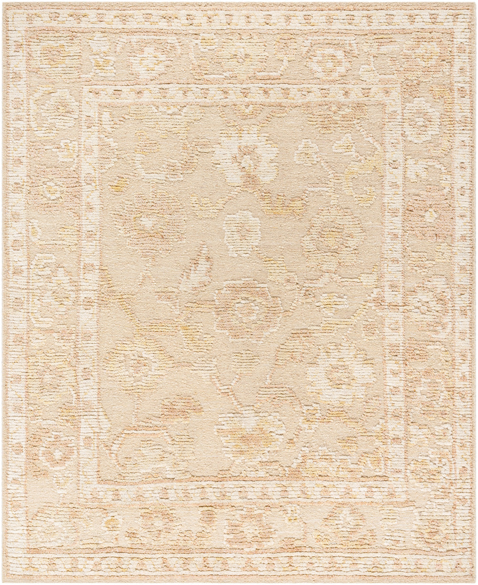 Leros LRS-2300 9' x 12' Handmade Rug LRS2300-912  Pearl, Natural, Khaki, Ash Surya