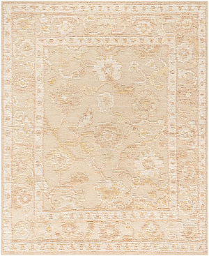 Leros LRS-2300 9' x 12' Handmade Rug LRS2300-912  Pearl, Natural, Khaki, Ash Surya