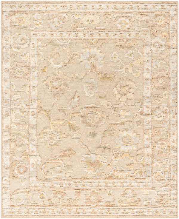 Leros LRS-2300 9' x 12' Handmade Rug LRS2300-912  Pearl, Natural, Khaki, Ash Surya