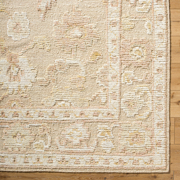 Leros LRS-2300 9' x 12' Handmade Rug LRS2300-912  Pearl, Natural, Khaki, Ash Surya
