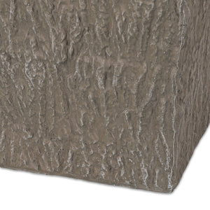 English Elm Mgo Concrete Tall Column Outdoor Planter with Pleated Stone Finish for Patio or Porch 73368.00
