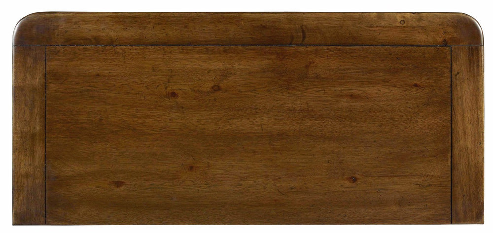 Hooker Furniture Archivist Pecky Pecan Six-Drawer Chest With Felt & Cedar-Lined Drawers, Antique Bronze Hardware, Rustic Elegance 5447-90010