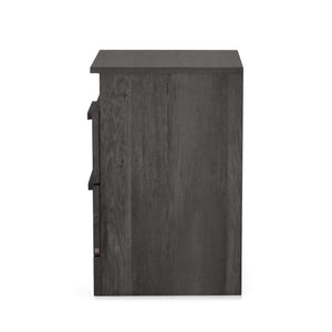 English Elm Christopher Knight Home® - DELANEY2-DRAWER Nightstand Rustic Faux Wood Nightstand with Two Drawers and Top Shelf for Storage Comfort Grey 71139.00