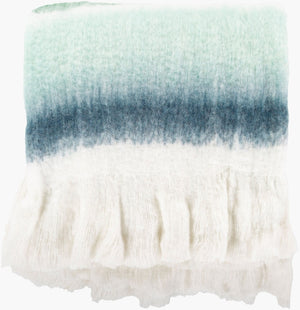 Livabliss Lanose Woven Acrylic Wool Throw Blanket with Knotted Fringe Artisan Boho Accent LSE1003-5060