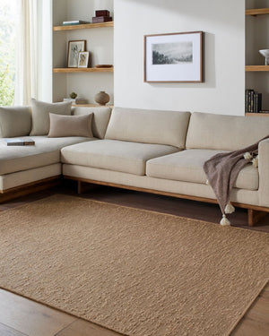 Livabliss Lush Handwoven Polyester Shag Accent Rug for Entryway Bath or Small Living Spaces Sandstone' 9' x 12' LSH2300-912