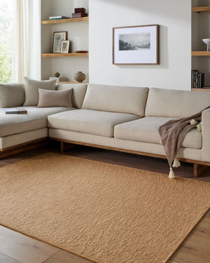 Livabliss Lush Handwoven Polyester Shag Rug Soft Artisan Accent for Entryway Bathroom or Bedroom Sandstone 9' x 12' LSH2301-912