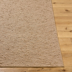 Livabliss Lush Handwoven Polyester Shag Accent Rug for Entryways Bedside and Bathroom Spaces Beige, Sandsto 8' x 10' LSH2302-810