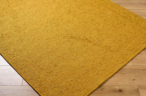 Livabliss Lush Hand Woven Polyester Flat Weave Accent Rug for Entryway Bath or Bedside Goldenrod' 9' x 12' LSH2303-912