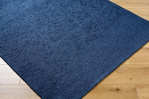 Livabliss Lush Handwoven Polyester Shag Accent Rug Soft Low Profile for Entryway or Bath Indigo, Midnigh 9' x 12' LSH2304-912
