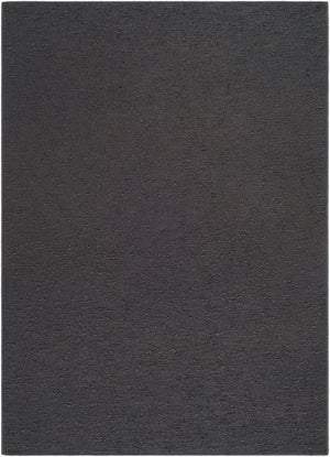 Livabliss Lush Hand-woven Polyester Shag Accent Rug Soft Low Profile for Entryways and Baths Charcoal 27" x 45" LSH2306-2745