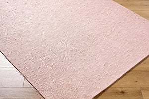 Livabliss Lush Handwoven Polyester Shag Accent Rug for Entryway Bathroom or Bedside Decor Blush Pink' 27" x 45" LSH2309-2745