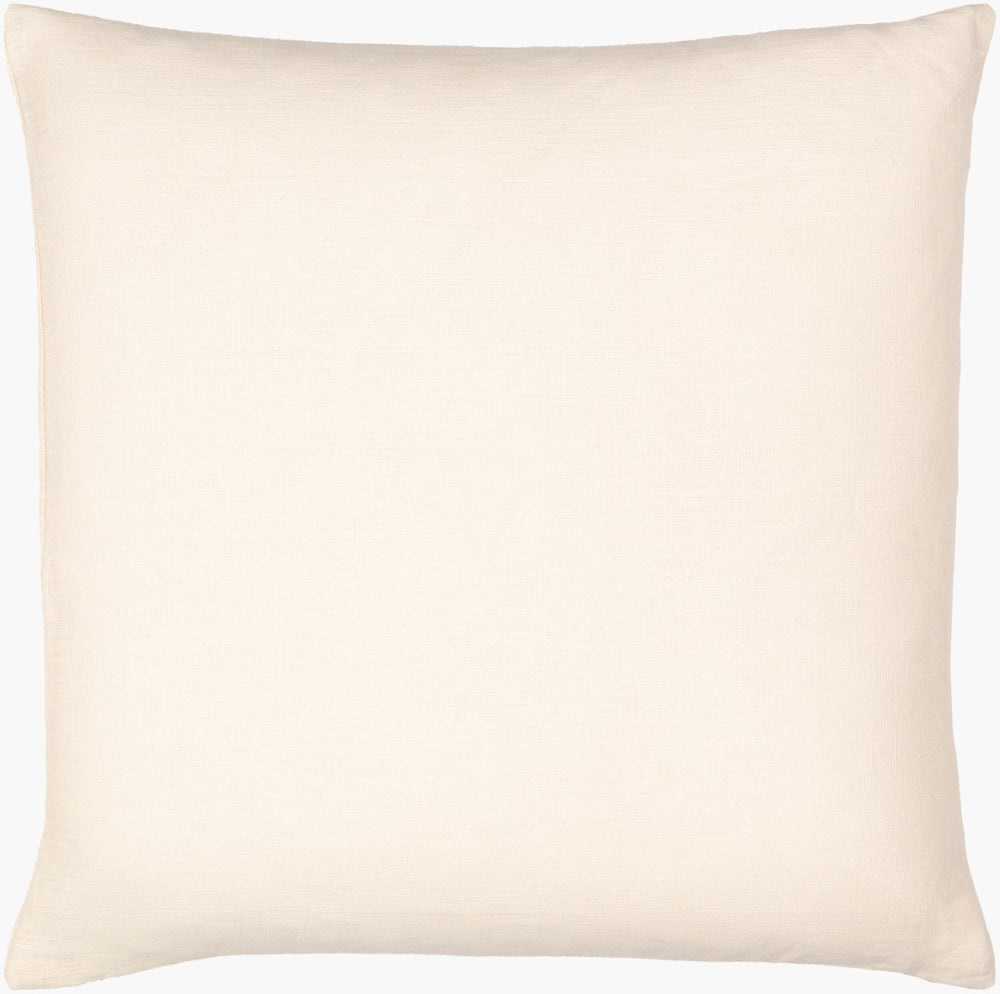 Livabliss Linen Woven Accent Pillow Handcrafted Solid Textile for Sofa or Bedroom Decor LSL002-1818D