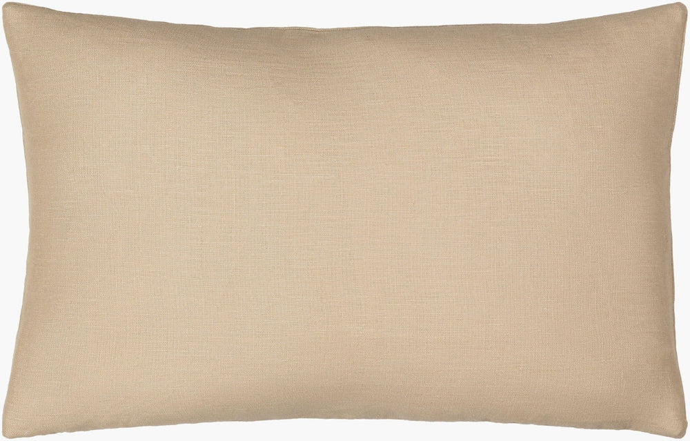 Livabliss Linen Solid Woven Lumbar Pillow Handcrafted Cottage Style Accent for Sofa or Bed LSL004-1320P