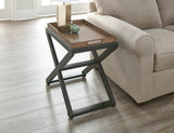 Steve Silver Topeka Chairside Table TP100CS