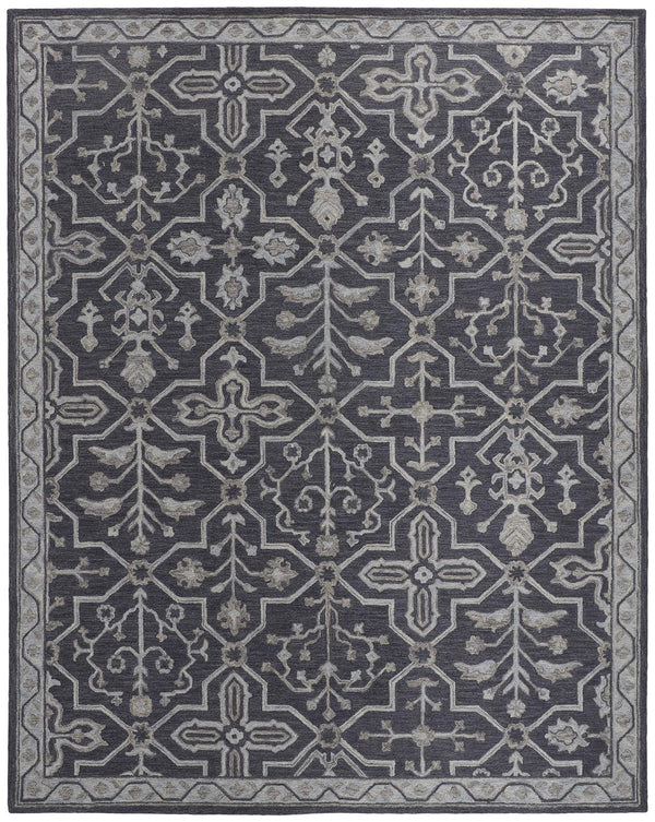 Feizy Rugs Fallon Hand-tufted Wool Rug - Rustic Tranquility With Calming Hues And Stylish Appeal For Your Home Blue,Gray Wool Fln8839fblu000p00