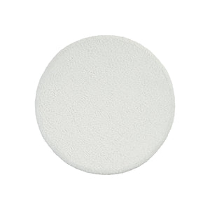 Bernhardt Bernhardt Solaria Ottoman With Rounded Upholstery & Chiseled Fossil Resin Base — Rustic Modern Accent Seat 310506