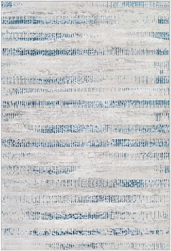 Livabliss Lustro Geometric Area Rug Turkish Woven Polypropylene Blend for Modern Living Spaces Dark Blue, Ligh 8'10" x 12' LSR2309-912