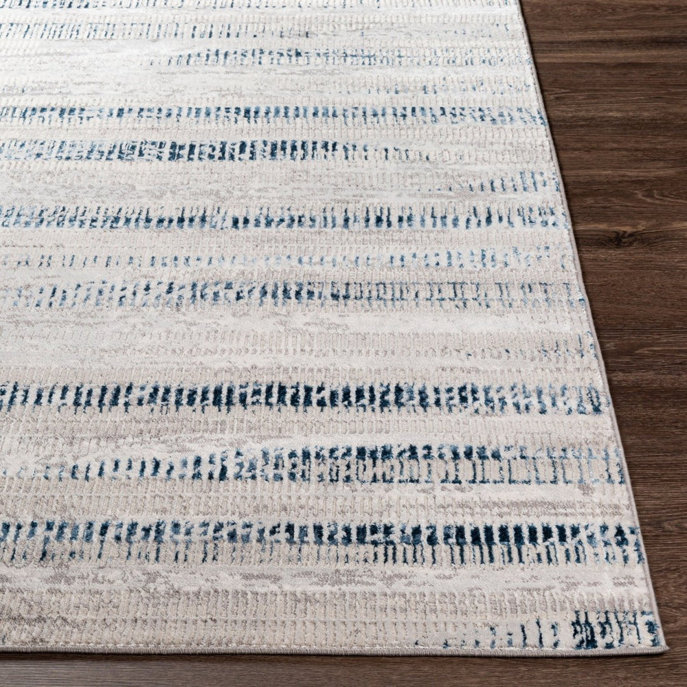 Livabliss Lustro Geometric Area Rug Turkish Woven Polypropylene Blend for Modern Living Spaces Dark Blue, Ligh 8'10" x 12' LSR2309-912