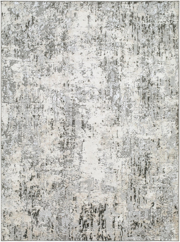 Livabliss Lustro Geometric Mid-century Modern Area Rug Turkish Polypropylene Blend for Living Rooms Light Gray, Lig 7'10" x 10' LSR2329-71010