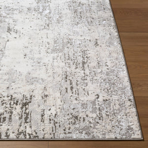 Livabliss Lustro Geometric Mid-century Modern Area Rug Turkish Polypropylene Blend for Living Rooms Light Gray, Lig 7'10" x 10' LSR2329-71010