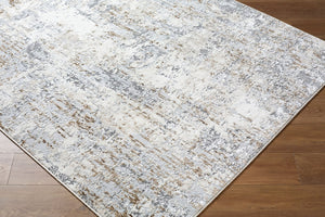 Livabliss Lustro Geometric Mid-century Machine Woven Polypropylene Area Rug for Living Rooms Light Gray, Lig 5'3" x 7' LSR2330-527