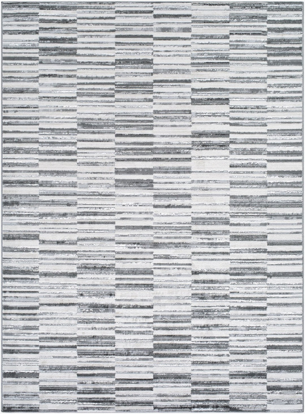 Livabliss Lustro Geometric Mid-century Modern Area Rug Polypropylene Blend for Living Room Ivory, Light Be 7'10" x 10' LSR2331-71010