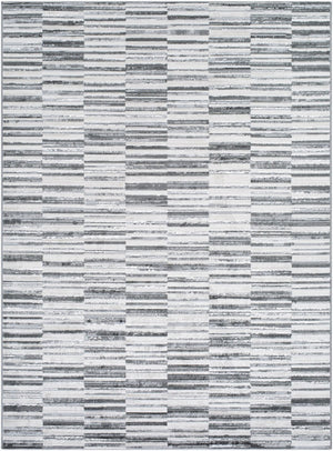 Livabliss Lustro Geometric Mid-century Modern Area Rug Polypropylene Blend for Living Room Ivory, Light Be 7'10" x 10' LSR2331-71010