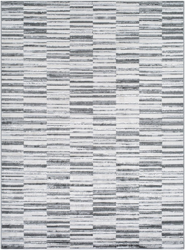 Livabliss Lustro Geometric Mid-century Modern Area Rug Polypropylene Blend for Living Room Ivory, Light Be 7'10" x 10' LSR2331-71010