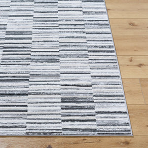 Livabliss Lustro Geometric Mid-century Modern Area Rug Polypropylene Blend for Living Room Ivory, Light Be 7'10" x 10' LSR2331-71010