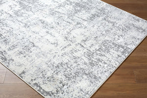 Livabliss Lustro Geometric Mid-century Modern Area Rug Polypropylene Blend for Living Rooms Ivory, Gray 7'10" x 10' LSR2334-71010