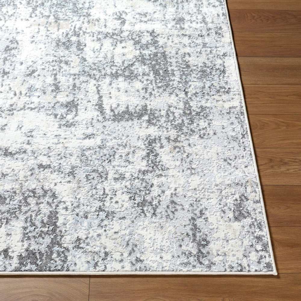 Livabliss Lustro Geometric Mid-century Modern Area Rug Polypropylene Blend for Living Rooms Ivory, Gray 7'10" x 10' LSR2334-71010