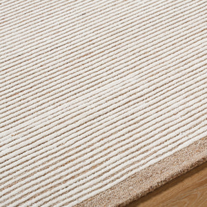 Las Palmas LSS-2300 9' x 12' Handmade Rug LSS2300-912  Off-White, Ash, Light Silver, Metallic - Silver, Prairie Dust, Light Wood Surya