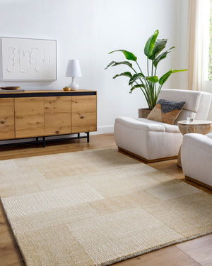 Livabliss Las Palmas Hand Tufted Wool Accent Rug Artisan Crafted for Entryways and Beside Beds Beige, Sandston 2' x 3' LSS2302-23