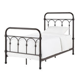 Homelegance By Top-Line Gracen Casted Knot Metal Bed Brown Metal