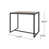 Christopher Knight Home® - Noble House - Elkhart Outdoor Modern Industrial Acacia Wood Bar Table