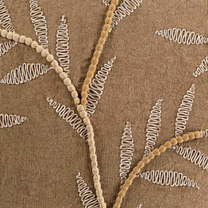 Surya Delta Coastal Inspired 20"L X 20"W Hand Knitted Accent Pillow For Cozy Beachy Home Decor Brown Cotton,Cotton Lta001-2020p
