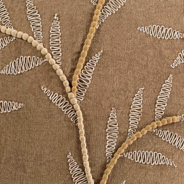 Surya Delta Coastal Inspired 20"L X 20"W Hand Knitted Accent Pillow For Cozy Beachy Home Decor Brown Cotton,Cotton Lta001-2020p