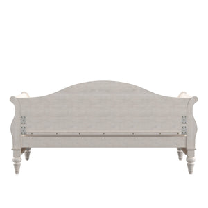 Homelegance By Top-Line Esteban Traditional Wood Slat Daybed White Rubberwood