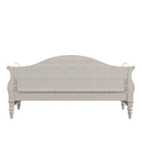 Homelegance By Top-Line Esteban Traditional Wood Slat Daybed White Rubberwood