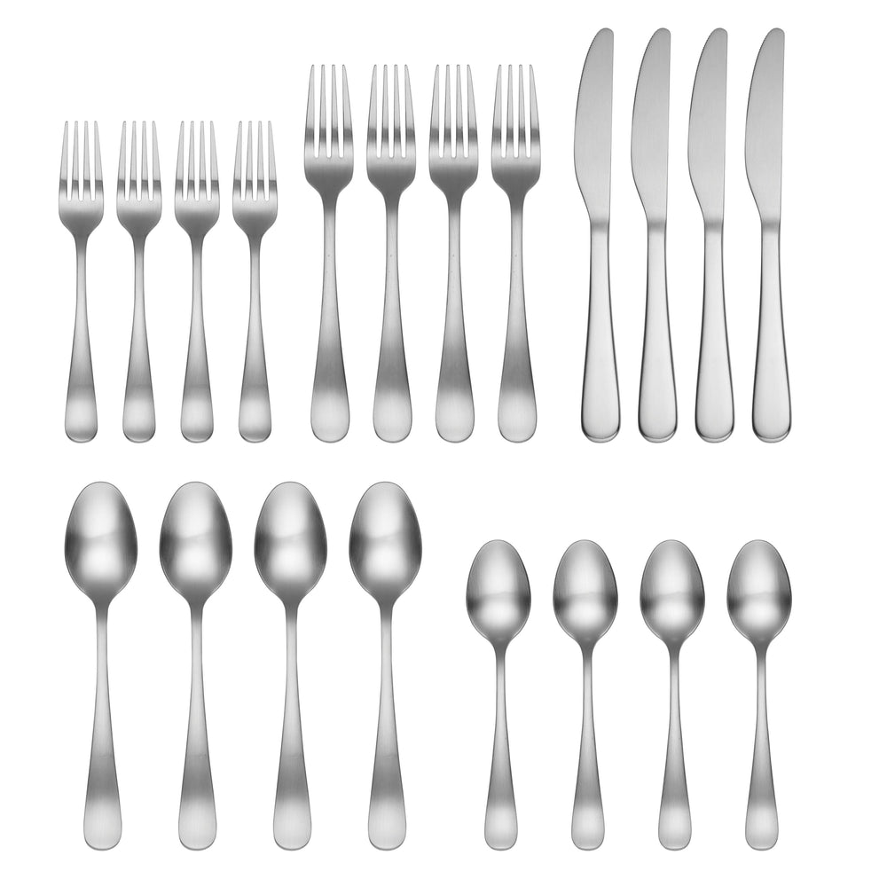 Lenox Cambridge Rhiannon Satin 20-Piece Flatware Set NO COLOR METAL 402420CNW12R