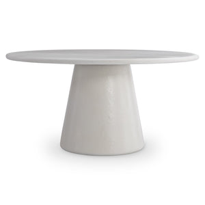 Bernhardt Bernhardt Laurel Outdoor Dining Table — 60" Round Grc Quarry Finish Pedestal, Weatherproof Elegance K2140