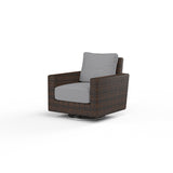 Montecito Swivel Rocker Club Chair in Canvas Granite w/ Self Welt SW2501-21SR-5402 Sunset West