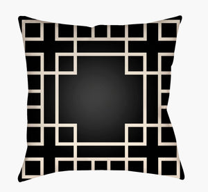Livabliss Litchfield Geometric Woven Polyester Accent Pillow for Sofa or Bed Transitional Style LTCH1125-2222