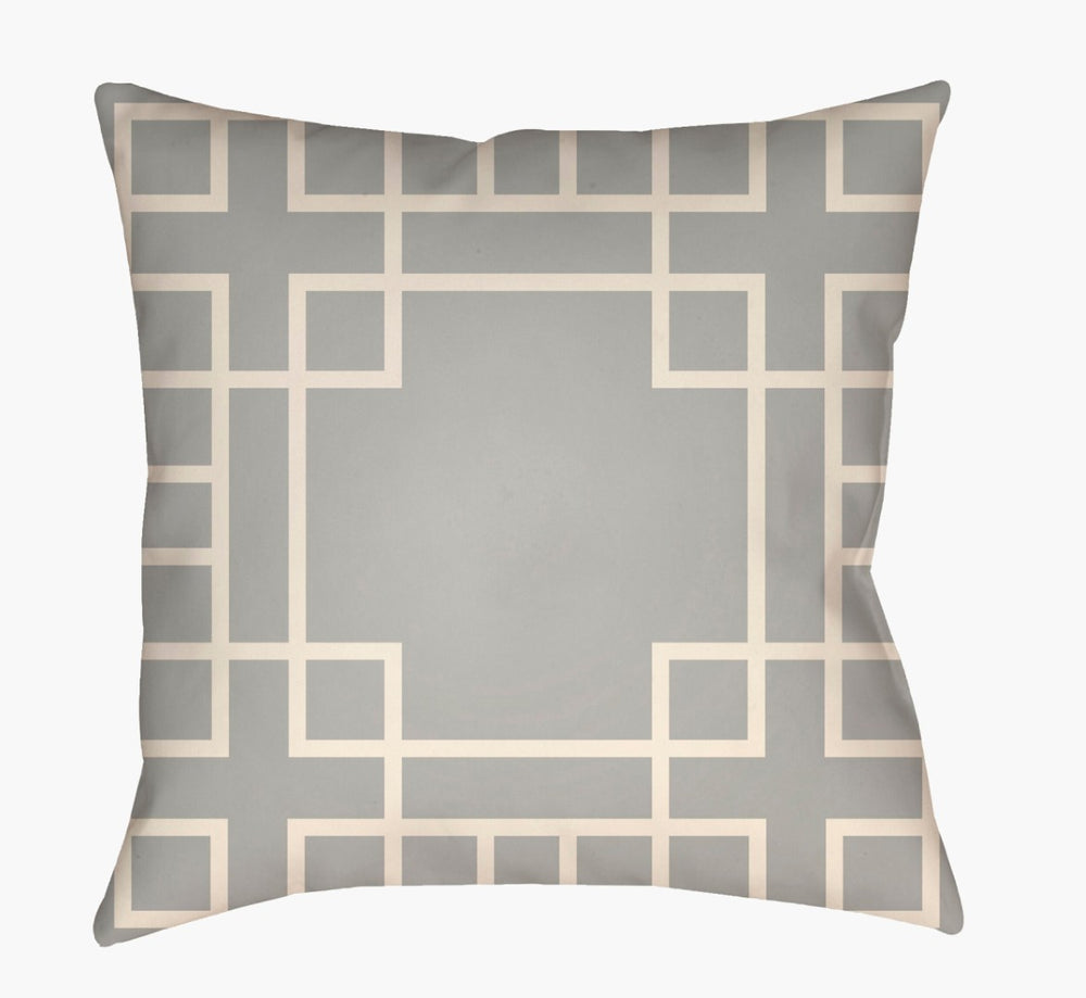 Livabliss Litchfield Woven Polyester Accent Pillow Modern Textured Square for Sofa or Bed LTCH1129-1616