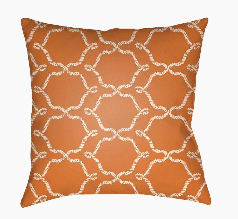 Livabliss Litchfield Woven Square Accent Pillow Refined Texture for Sofa Chair or Bed Layering Terracotta, Ivo 20"L x 20"W LTCH1349-2020